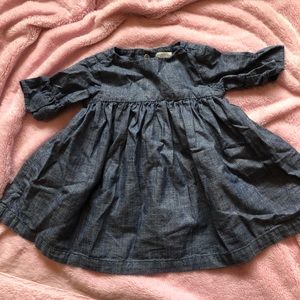 Denim dress with diaper cover